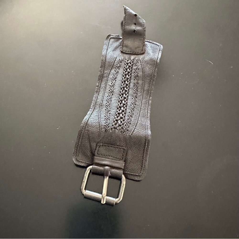 Max Studio leather cuff